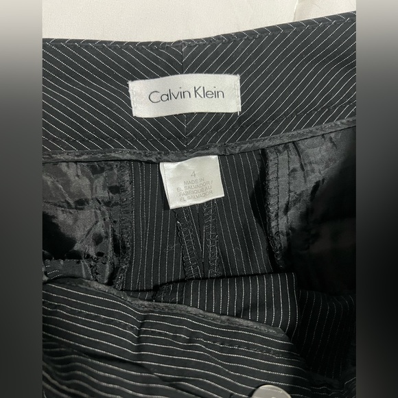 || CALVIN KLEIN || PIN-STRIPE SUIT PANT || - Picture 7 of 7